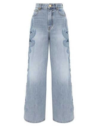 Alchemy Applique Relaxed Flare Sea Foam Online