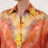 Alchemy Relaxed Satin Shirt Ruby Tie Dye Online