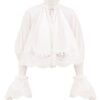Alchemy Shirred Blouse Ivory Online