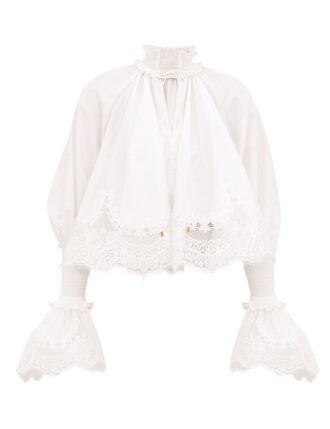 Alchemy Shirred Blouse Ivory Online
