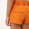 Alchemy Wool Mini Shorts Sunset Orange Online Alchemy Wool Mini Shorts Sunset Orange Online