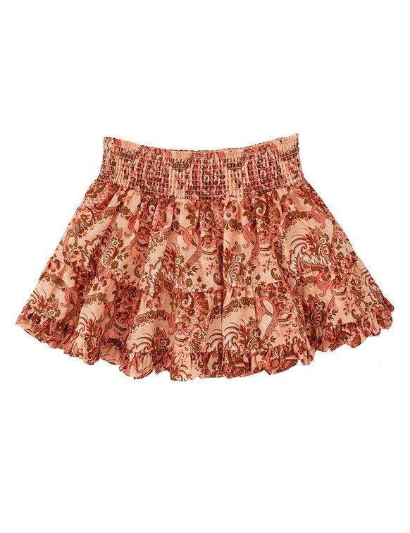 Aster Kids Bubble Hem Kjolar Pink Paisley Floral Online Aster Kids Bubble Hem Kjolar Pink Paisley Floral Online