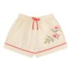 Aster Kids Embroidery Shorts Ivory Online