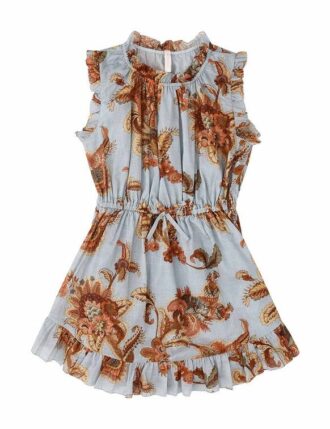 Aster Kids Flip Klänning Blue Jacobean Online