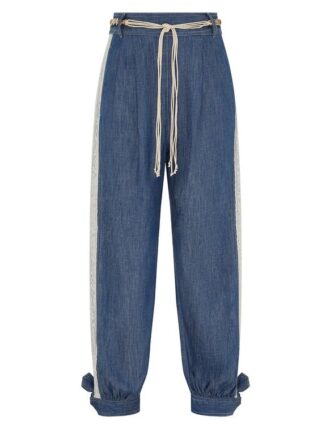 Awaken Denim Harem Byxor Railway Blue Online