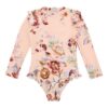 Awaken Kids långärmad 1-delad i Guava Floral Multi online
