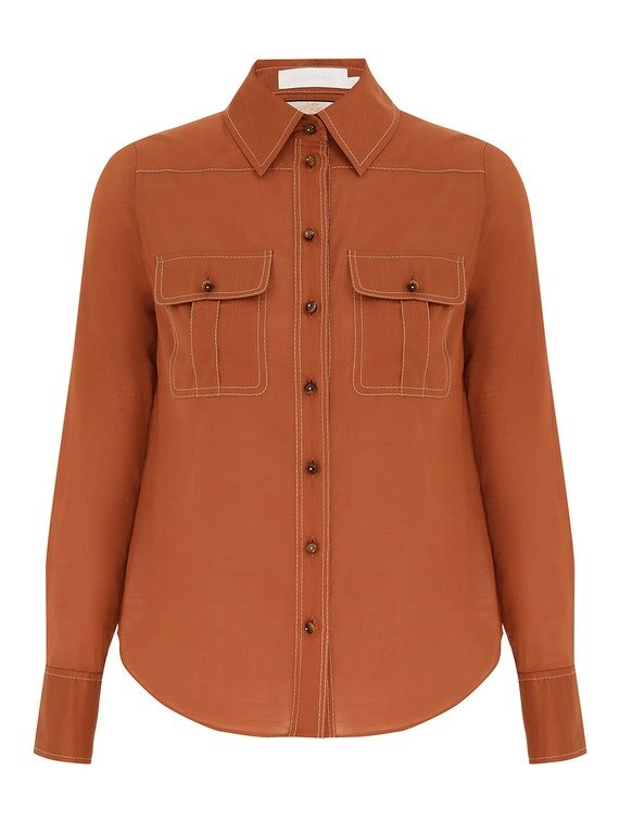 Awaken Utility Shirt Cinnamon Online Awaken Utility Shirt Cinnamon Online