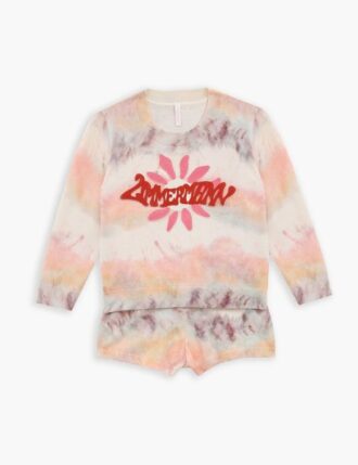 Barntröja i tie-dye-mönster med flera tryck online