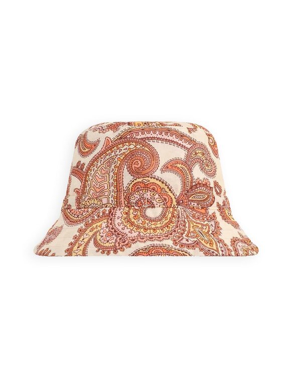 Bucket hat för barn i kräm/orange paisley online Bucket hat för barn i kräm/orange paisley online