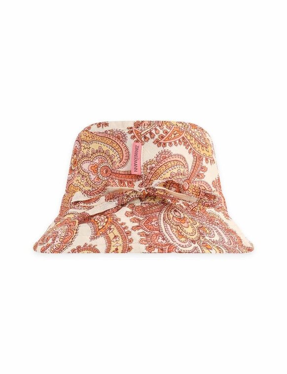 Bucket hat för barn i kräm/orange paisley online Bucket hat för barn i kräm/orange paisley online