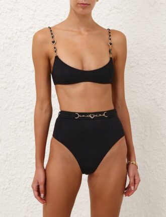 Daylight Chain Scoop-bikini i svart online