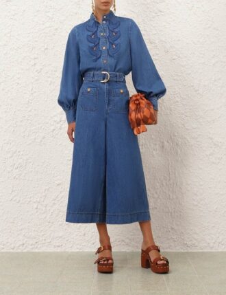 Denimculotte i Bay Blue online
