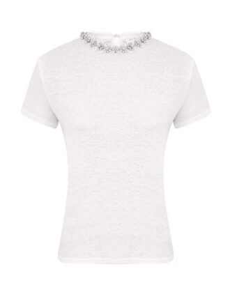 Embellished Tee Ivory Online