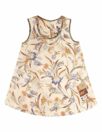 Indra Kids Swing Klänning Biscuit Scarf Floral Online