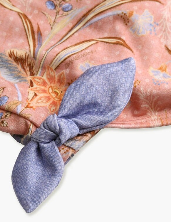 Indra Kids Tie Front 1Pc rosa scarfblommigt online Indra Kids Tie Front 1Pc rosa scarfblommigt online