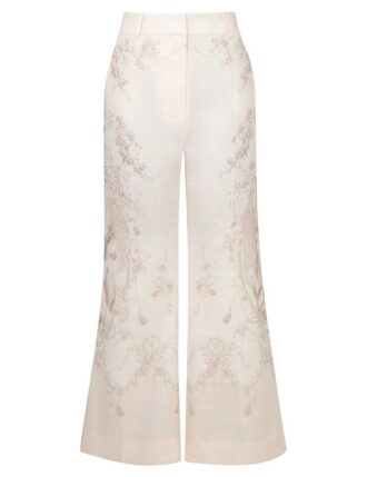 Korta utsvängda byxor i mermaid-toile online