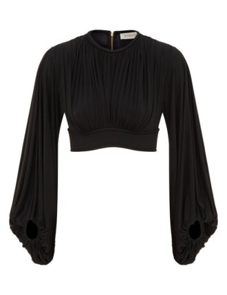 Luna Batwing Bodice Top Black Online