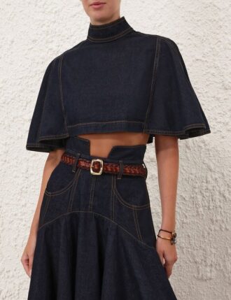 Luna Denim Capelet Night Sky Online