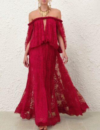 luna lace billow gown i fuchsia online 2 330x429 - Luna Lace Billow Gown i fuchsia online