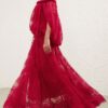 Luna Lace Billow Gown i fuchsia online