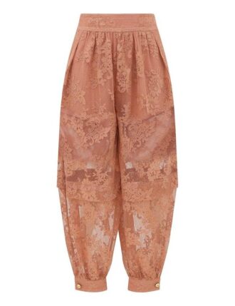 Luna Lace Harem Byxor Peach Online