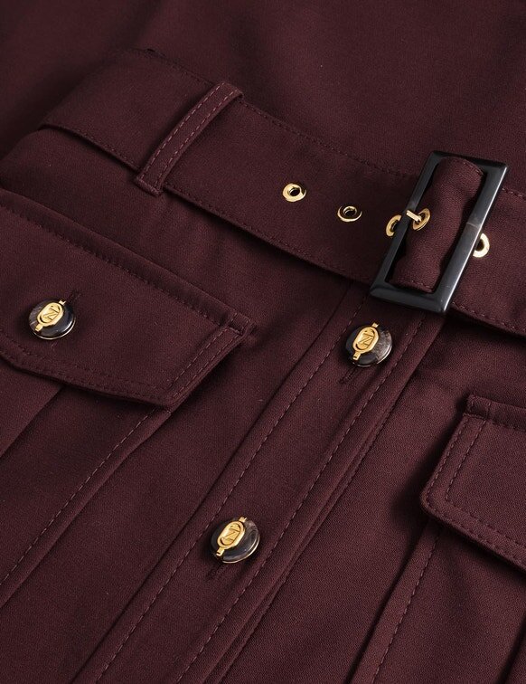 Luna midikjol i ull i mahogny online Luna midikjol i ull i mahogny online