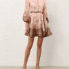 Luna Ruffle Midi-klänning Peony Online Luna Ruffle Midi-klänning Peony Online