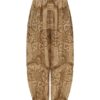 Luna Satin Harem Byxor Olive Perla Paisley Online Luna Satin Harem Byxor Olive Perla Paisley Online