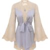 Luna Satin Wrap Top Powder Blue Online Luna Satin Wrap Top Powder Blue Online