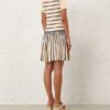 Luna Striped Polo Mini Klänning Cream/Navy Online Luna Striped Polo Mini Klänning Cream/Navy Online