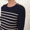 Luna Striped Top Navy/Cream Online Luna Striped Top Navy/Cream Online