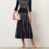 Luna Striped Top Navy/Cream Online Luna Striped Top Navy/Cream Online