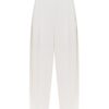Luna Twill Barrel Byxor White Online Luna Twill Barrel Byxor White Online