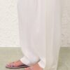 Luna Twill Barrel Byxor White Online Luna Twill Barrel Byxor White Online