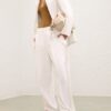 Luna Twill Barrel Byxor White Online Luna Twill Barrel Byxor White Online