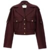 Luna Wool Cargo Jacket Mahogany Online Luna Wool Cargo Jacket Mahogany Online