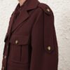 Luna Wool Cargo Jacket Mahogany Online Luna Wool Cargo Jacket Mahogany Online