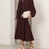 Luna Wool Cargo Jacket Mahogany Online Luna Wool Cargo Jacket Mahogany Online
