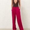 Luna Wool Slouch Byxor i fuchsia online Luna Wool Slouch Byxor i fuchsia online