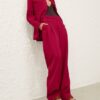 Luna Wool Slouch Byxor i fuchsia online Luna Wool Slouch Byxor i fuchsia online