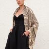 Maxiskärf i tryckt siden, Cream Perla Paisley, online Maxiskärf i tryckt siden, Cream Perla Paisley, online