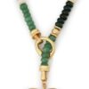 Mellow Stone-halsband i antikguld/malakit online Mellow Stone-halsband i antikguld/malakit online