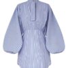 Miniklänning med dragsko i randigt mönster Hydrangea Stripe Online Miniklänning med dragsko i randigt mönster Hydrangea Stripe Online