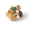 Mira-ring i guld/multifärg online Mira-ring i guld/multifärg online