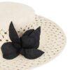 Orchid Boater Natur/Svart Online Orchid Boater Natur/Svart Online