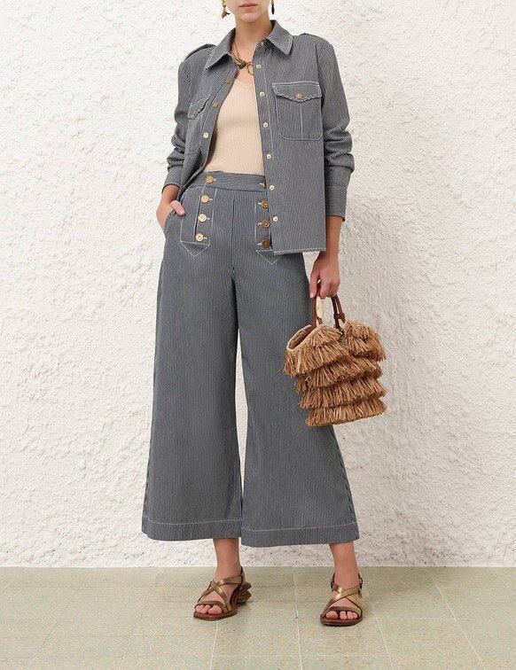 Patience Striped Denim Jean Stripe Online Patience Striped Denim Jean Stripe Online