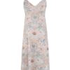 Rebellion Beaded Midi Klänning Blue Floral Online Rebellion Beaded Midi Klänning Blue Floral Online