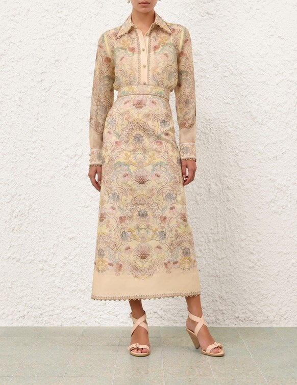 Rebellion-blus med citronblommönster online Rebellion-blus med citronblommönster online