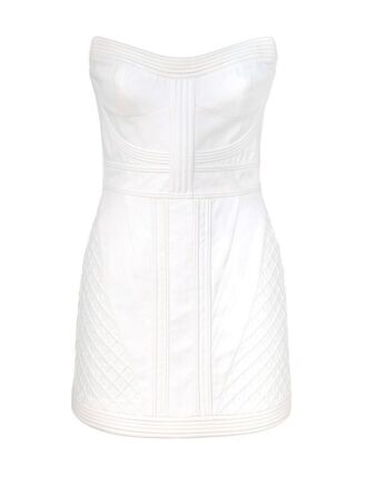 Rebellion Corded Corset Klänning Ivory Online Rebellion Corded Corset Klänning Ivory Online