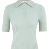 Rebellion Embellished Polo i mintgrönt online Rebellion Embellished Polo i mintgrönt online